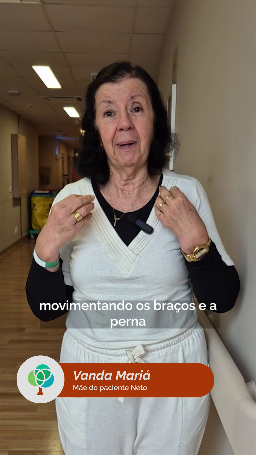 Mãe de paciente que encontrou apoio