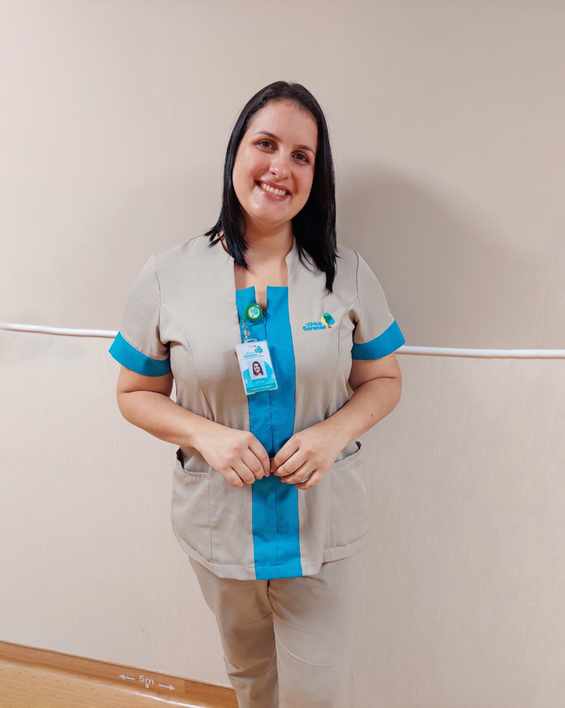Wedja Silva Técnica de Enfermagem da Clínica Florence